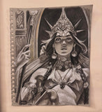 Queen of the Night - Original Drawing