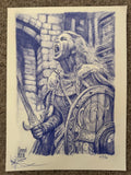 The Anguish of Battle - print