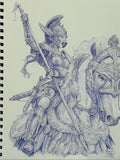 Gonfalonier of the Valkyrie - original drawing