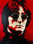 John Lennon original painting on canvas