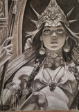 Queen of the Night - Original Drawing
