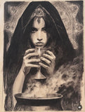 The Dark Oracle - Original Drawing