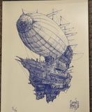 Skywhale Pirate Dirigidair - print