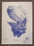 Skywhale Pirate Dirigidair - print