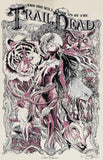 Queen & Huntress – White Silkscreen Test Print (Edition of 5)