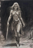 Valeria (From Conan the Barbarian) “Do You Wanna Live Forever?” - Original Drawing