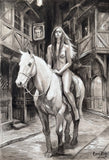 Lady Godiva Dressed So Demurely - Original Drawing