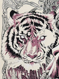 Queen & Huntress – White Silkscreen Test Print (Edition of 5)