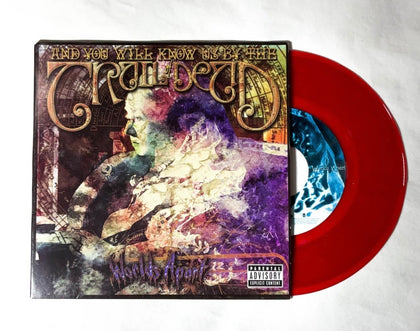 Trail of Dead Worlds Apart –– Red 7" Vinyl Single (2004)