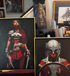 Gladiatrix — Original Painting by Conrad Keely