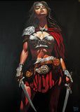 Gladiatrix — Original Painting by Conrad Keely