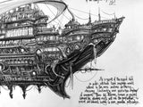 Arthashastra Leisure Pallisadio - original pen drawing
