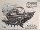 Arthashastra Leisure Pallisadio - original pen drawing