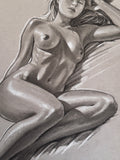Nude study original sketch