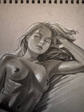 Nude study original sketch