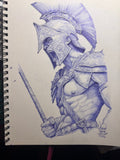 Wrath of Achilles - original drawing