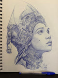 Clockwork Stargazer - original drawing