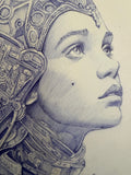 Clockwork Stargazer - original drawing
