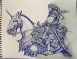 Saddle Up! - original drawing