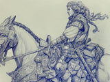 Saddle Up! - original drawing