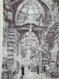 The Vaulted Library - original drawing