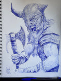 Berserker - original drawing