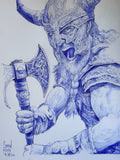Berserker - original drawing