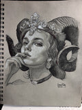 Queen Satyr - original drawing