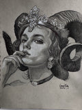 Queen Satyr - original drawing