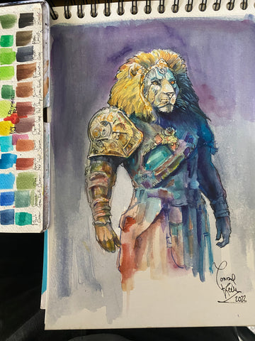 Lion illustration (commission)