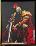 Leonidas before Thermopylae - original painting