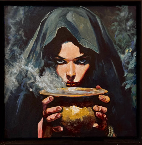 Oracle of Delphi - original painting