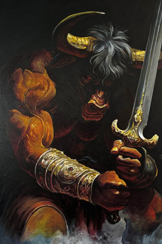 Prisoner of the Labyrinth — Original Painting by Conrad Keely