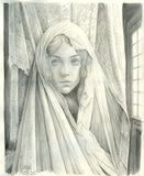 Hidden Princess — Limited edition art print by Conrad Keely