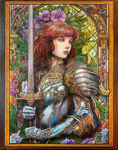 Page of Swords — Limited edition art print by Conrad Keely, 2023