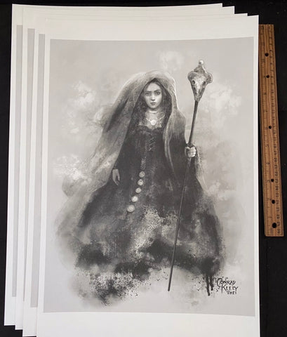 La Belle Witch — Limited edition art print by Conrad Keely